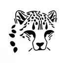 cheetah tattoo design idea