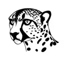 cheetah tattoo design idea