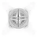 Create a tattoo with images combined of Coffee, Backgammon, Dice, Cards, Golf tattoo design idea