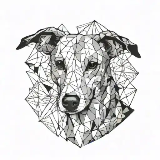 whippet   tattoo design idea