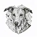 whippet   tattoo design idea