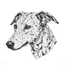 whippet   tattoo design idea