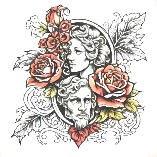 renaissance realism style tattoo tattoo design idea