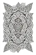 celtic pattern tattoo inspired tattoo design idea