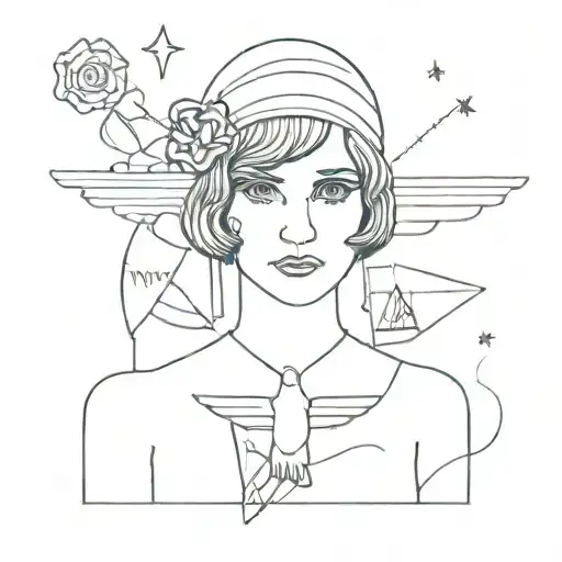 neutral milk Hotel tattoo design idea