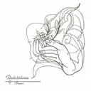 As pockets get bigger, people's hearts get smaller and many people's hearts are even smaller than their pockets. So make money by working hard. tattoo design idea