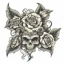 a summer without you album cover tattoo design idea