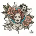 a summer without you album cover tattoo design idea