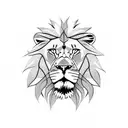 Lion, basketball player a anime eye tattoo design idea