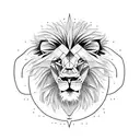 Lion, basketball player a anime eye tattoo design idea