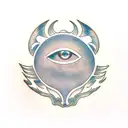 Evil Eye tattoo design idea