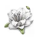 Lily tattoo design idea