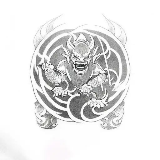 power dragons from avatar the last airbender  tattoo design idea