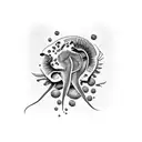 venus fly trap tattoo design idea