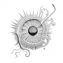 venus fly trap tattoo design idea