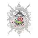 m&m tattoo design idea