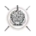 m&m tattoo design idea