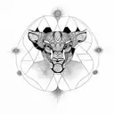 Alex grey style art with words hakuna mattata  tattoo design idea