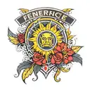 Fenerbahce tattoo design idea