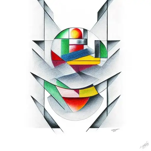 bauhaus tattoo design idea