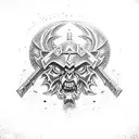 warhammer alpha legion imperium tattoo design idea
