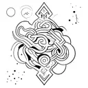 number 11 tattoo design idea