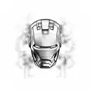 ironman  tattoo design idea