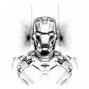 ironman  tattoo design idea