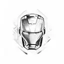 ironman  tattoo design idea