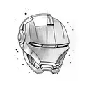 ironman  tattoo design idea
