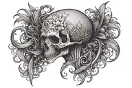 in darkness I learned about myself tattoo design idea