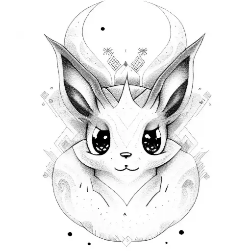 eevee tattoo design idea