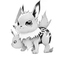 eevee tattoo design idea