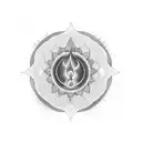 throat chakra tattoo design idea