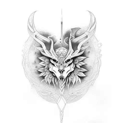 a mystic open book tattoo design idea