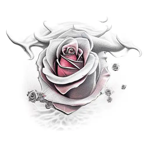 succubus rose tattoo design idea