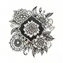 tattoo flash sheet  tattoo design idea