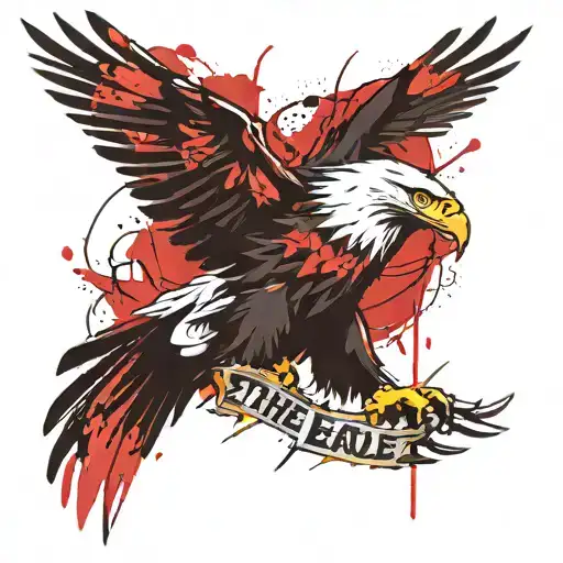 The Eagle Flies Alone : text tattoo tattoo design idea