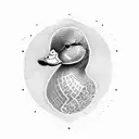 Duck tattoo design idea