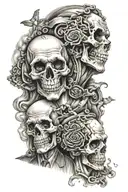 duplicity and hypocrisy tattoo design idea