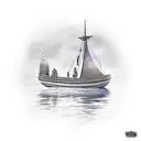 Boat, Dwarf, animal tattoo design idea