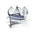 Boat, Dwarf, animal tattoo design idea