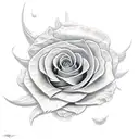 the devils flower tattoo design idea