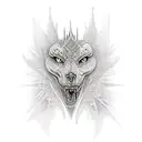 gothic cathedral tattoo design idea