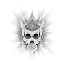 gothic cathedral tattoo design idea