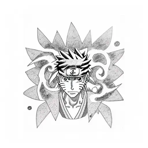 naruto uzumaki tattoo design idea