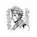 naruto uzumaki tattoo design idea