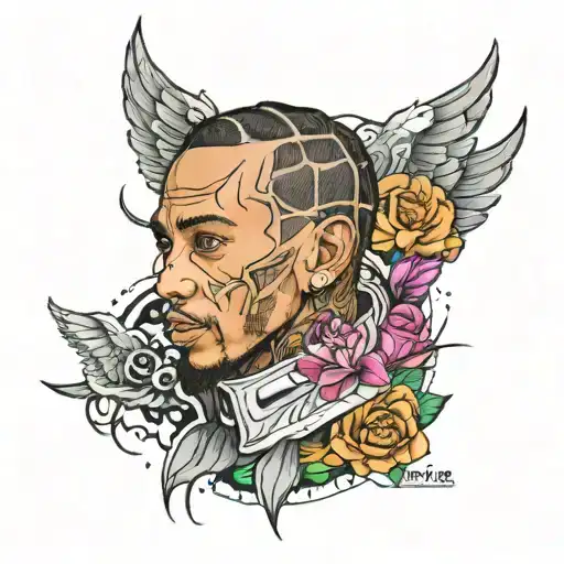 lewis Hamilton tattoo design idea