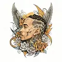 lewis Hamilton tattoo design idea