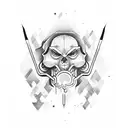 bartending tattoo design idea